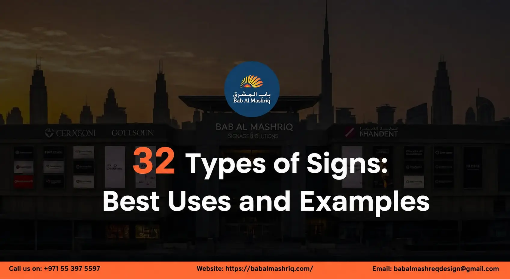 Signage examples