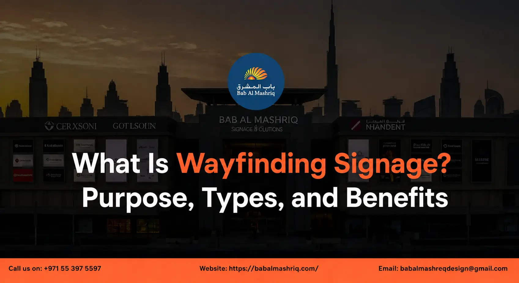 directional signage